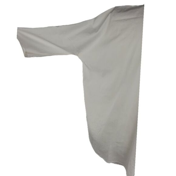 Ann Taylor Square oversize button up  Off White Blouse Small - Picture 4 of 4